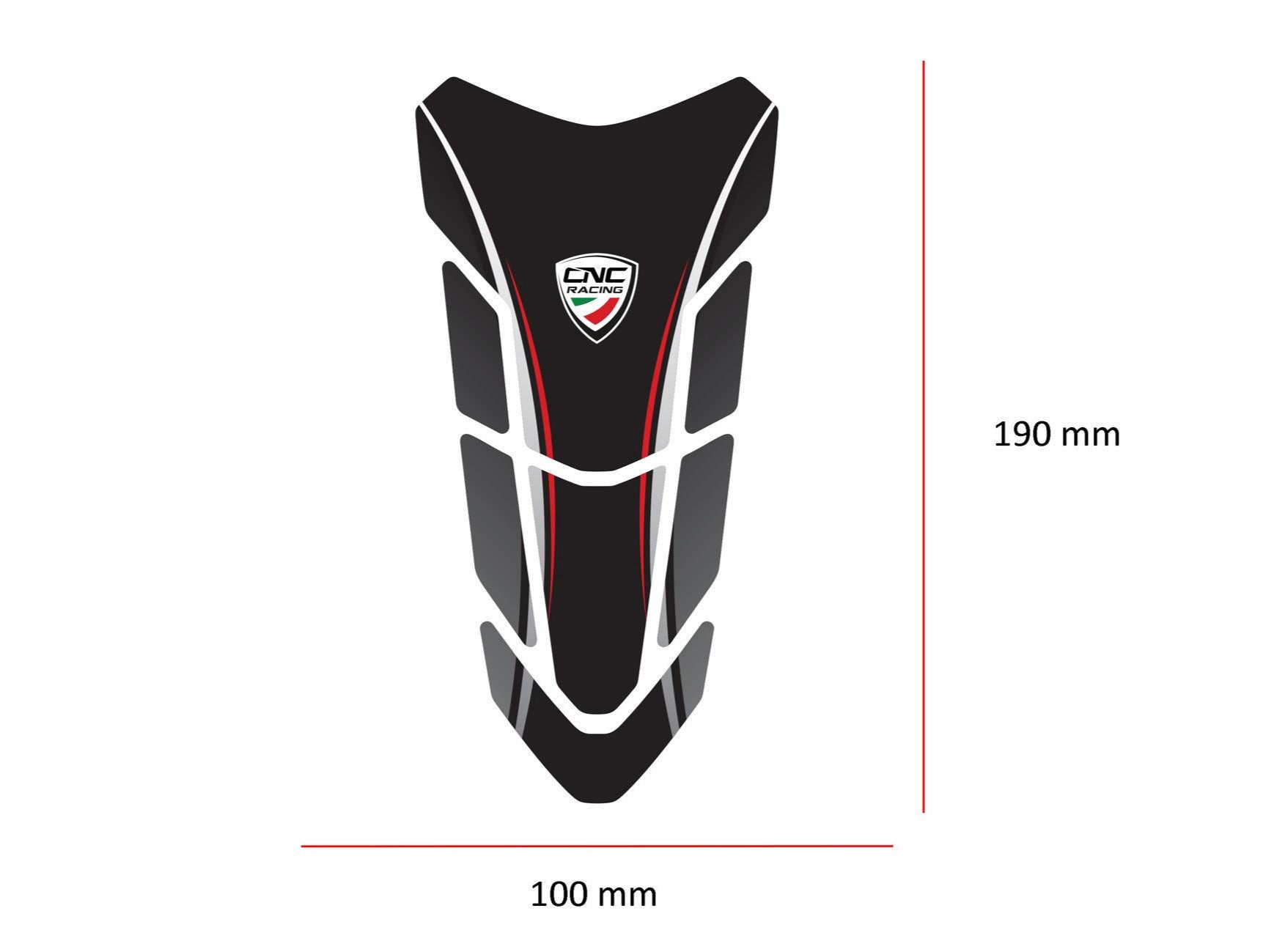 FP004 - CNC RACING Ducati Panigale / Streetfighter Fuel Tank Pad – Accessories in the Motoraider Motorcycle Aftermarket Accessories and Parts Online Shop