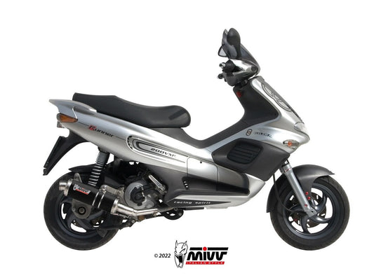 MIVV G.002 GILERA NEXUS 500 ( 2003 - 04 ) Slip-on Exhaust "GP" (black; approved) – Accessories in the 2WheelsHero Motorcycle Aftermarket Accessories and Parts Online Shop