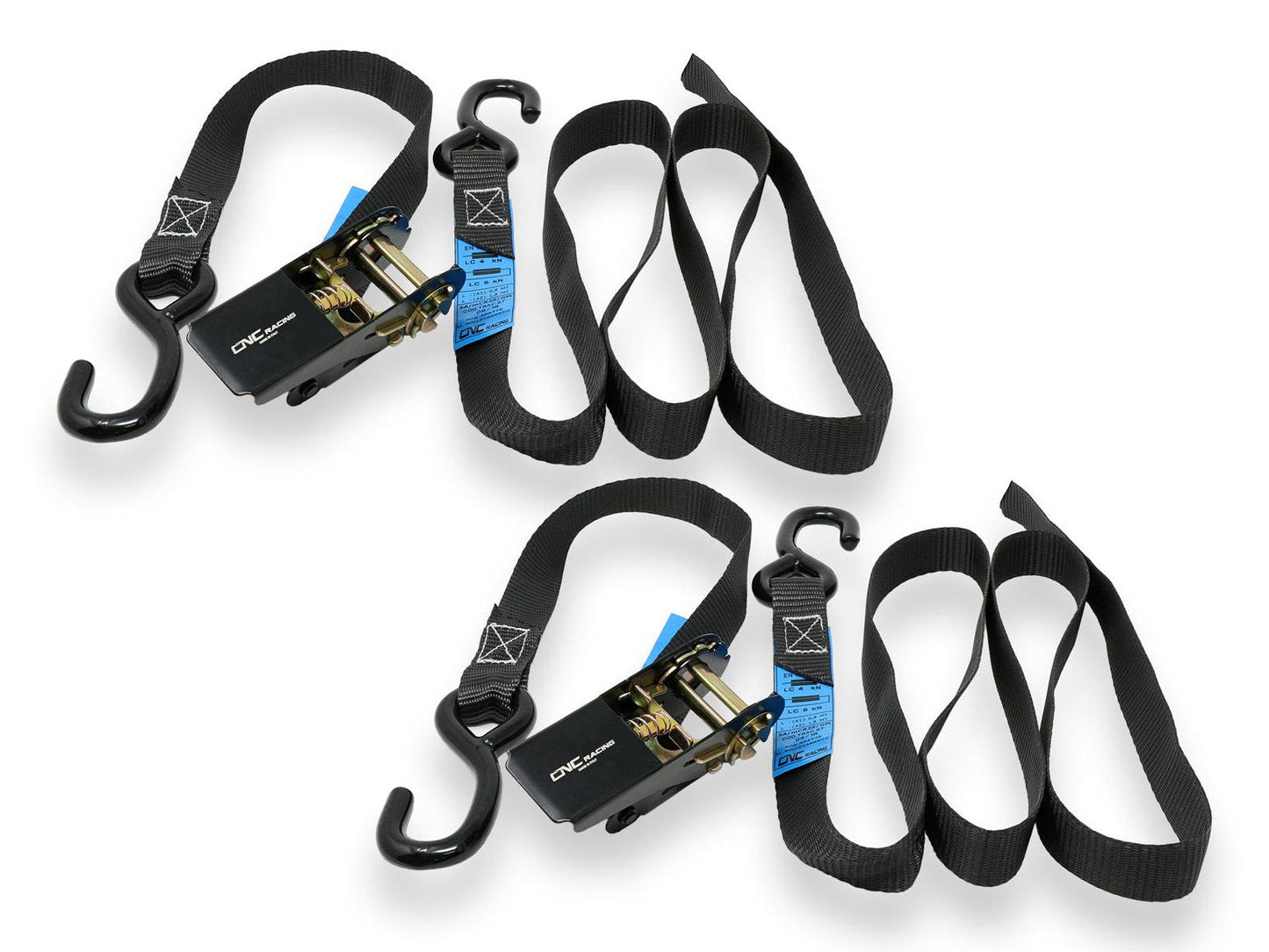 CNC RACING GA007 Motorcycle Tie-down Ratchet Strap Kit – Accessories in the Motoraider Motorcycle Aftermarket Accessories and Parts Online Shop