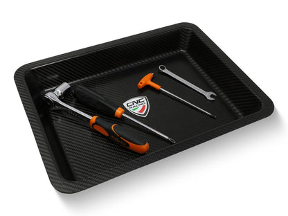 CNC RACING GA011 Carbon Tool Tray – Accessories in the Motoraider Motorcycle Aftermarket Accessories and Parts Online Shop