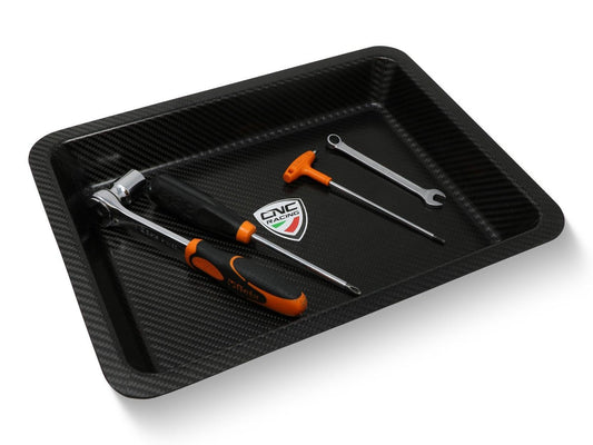 CNC RACING GA011 Carbon Tool Tray – Accessories in the Motoraider Motorcycle Aftermarket Accessories and Parts Online Shop