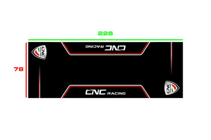 CNC RACING GA016 Garage Carpet (226 x 78 cm) – Accessories in the Motoraider Motorcycle Aftermarket Accessories and Parts Online Shop
