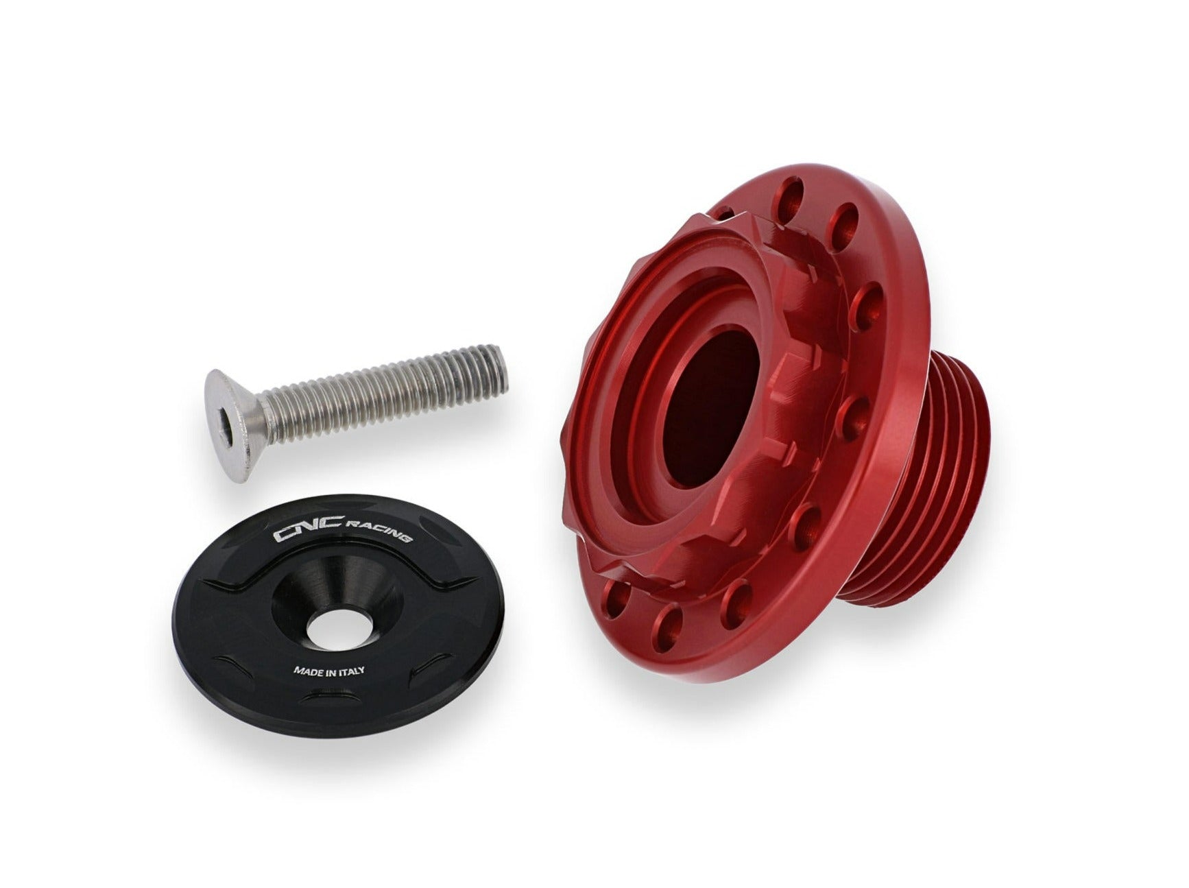 GH101 - CNC RACING Moto Guzzi (2019+) Steering Stem Top Plate Nut – Accessories in the Motoraider Motorcycle Aftermarket Accessories and Parts Online Shop