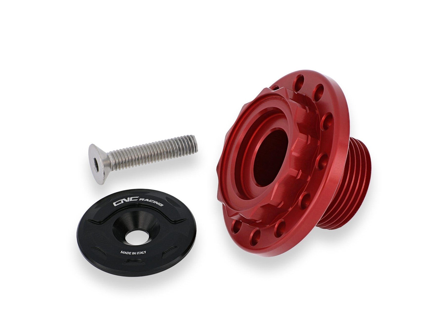 GH102 - CNC RACING Moto Guzzi V100 Mandello (2022+) Steering Stem Top Plate Nut – Accessories in the Motoraider Motorcycle Aftermarket Accessories and Parts Online Shop