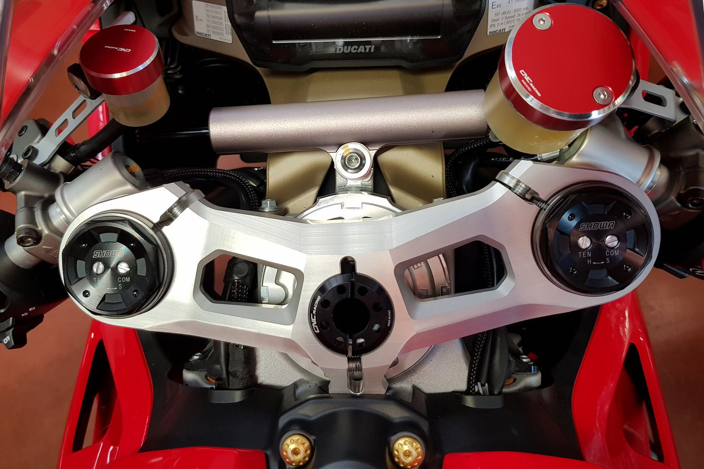 GH457 - CNC RACING Ducati Panigale V4 / Streetfighter (18/24) Steering Head Ring Nut – Accessories in the Motoraider Motorcycle Aftermarket Accessories and Parts Online Shop