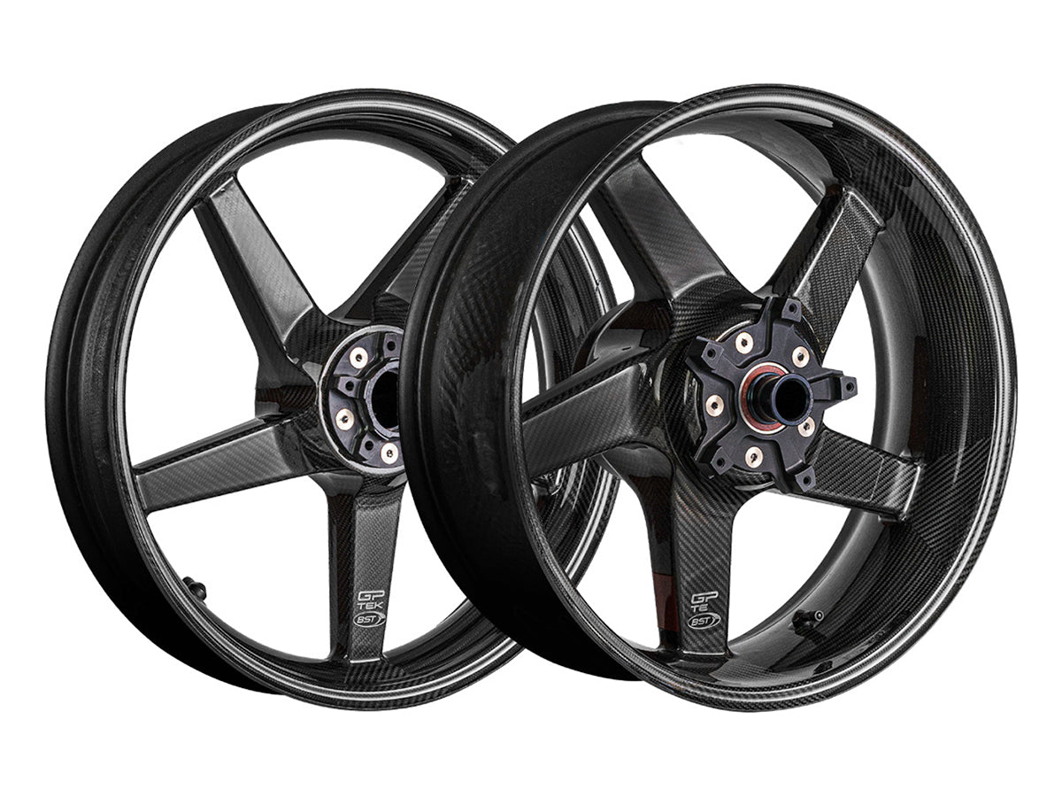 BST Aprilia RSV4 RR (17/20) Carbon Wheels Set "GP TEK" (3.5" x 17" Front; 6.25" x 17" Rear) – Accessories in the Motoraider Motorcycle Aftermarket Accessories and Parts Online Shop