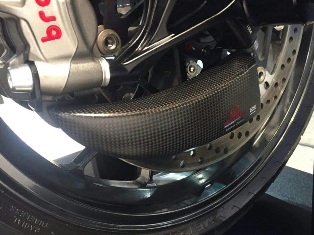 ZA701PR - CNC RACING Ducati Monster 950 Carbon Front Brake Cooling System "GP Ducts" (Pramac edition) – Accessories in the Motoraider Motorcycle Aftermarket Accessories and Parts Online Shop