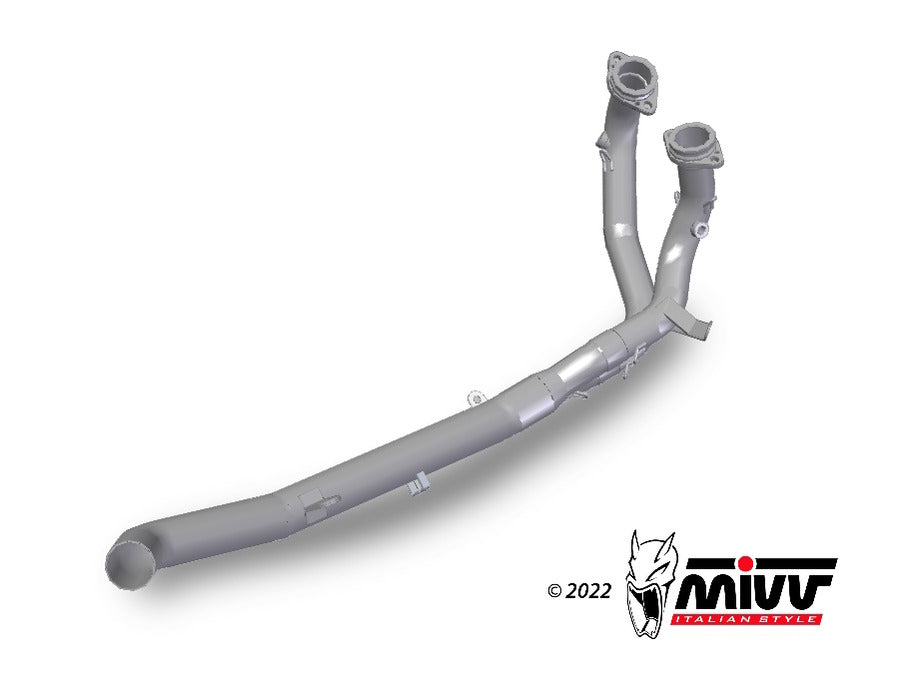 MIVV H.079 HONDA CRF 1100 L AFRICA TWIN ( 2020 / 23 ) Slip on Exhaust "Dakar" (black; approved) – Accessories in the 2WheelsHero Motorcycle Aftermarket Accessories and Parts Online Shop