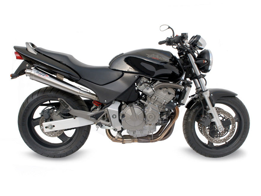 MIVV H.018 HONDA Hornet 600 ( 1998 / 2000 ) Slip on Exhaust "X-Cone" (stainless steel; approved) – Accessories in the 2WheelsHero Motorcycle Aftermarket Accessories and Parts Online Shop