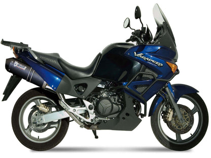 MIVV H.036 HONDA XL 1000 Varadero ( 2003 / 11 ) Dual Slip on Exhaust "Oval" (carbon + cap; approved) – Accessories in the 2WheelsHero Motorcycle Aftermarket Accessories and Parts Online Shop