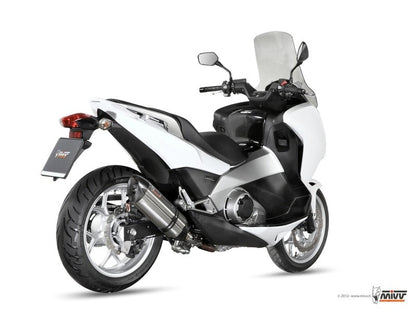 MIVV H.046 HONDA Integra 700 ( 2012 - 13 ) Slip on Exhaust "Suono" (stainless steel; approved) – Accessories in the 2WheelsHero Motorcycle Aftermarket Accessories and Parts Online Shop