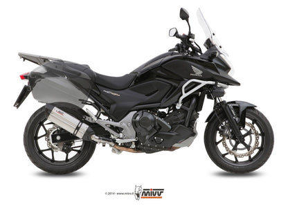 MIVV H.046 HONDA NC 750 S / X ( 2014 - 15 ) Slip on Exhaust "Suono" (stainless steel; approved) – Accessories in the 2WheelsHero Motorcycle Aftermarket Accessories and Parts Online Shop