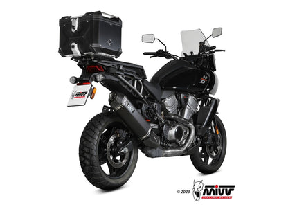 MIVV HD.003 HARLEY DAVIDSON PAN AMERICA / SPECIAL ( 2021+ ) Slip on Exhaust "Speed Edge" (black; approved) – Accessories in the 2WheelsHero Motorcycle Aftermarket Accessories and Parts Online Shop