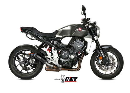 MIVV H.068 HONDA CB 1000 R ( 2018 + ) Slip-on Exhaust "MK3" (black; approved) – Accessories in the 2WheelsHero Motorcycle Aftermarket Accessories and Parts Online Shop