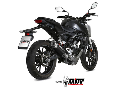 MIVV H.074 HONDA CB 125 R ( 2018 / 20 ) Full System Exhaust "GP PRO" (carbon; approved) – Accessories in the 2WheelsHero Motorcycle Aftermarket Accessories and Parts Online Shop