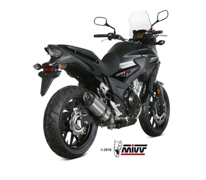 MIVV H.067 HONDA CB 500 X ( 2017 / 20 ) Slip On Exhaust "Suono" (stainless steel; approved) – Accessories in the 2WheelsHero Motorcycle Aftermarket Accessories and Parts Online Shop