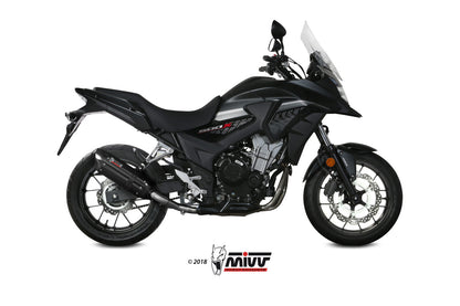 MIVV H.067 HONDA CB 500 X ( 2017 / 20 ) Slip On Exhaust "Suono" (black; approved) – Accessories in the 2WheelsHero Motorcycle Aftermarket Accessories and Parts Online Shop