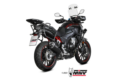 MIVV H.084 HONDA CB 500 X ( 2021+ ) Slip On Exhaust "Delta Race" (black; approved) – Accessories in the 2WheelsHero Motorcycle Aftermarket Accessories and Parts Online Shop