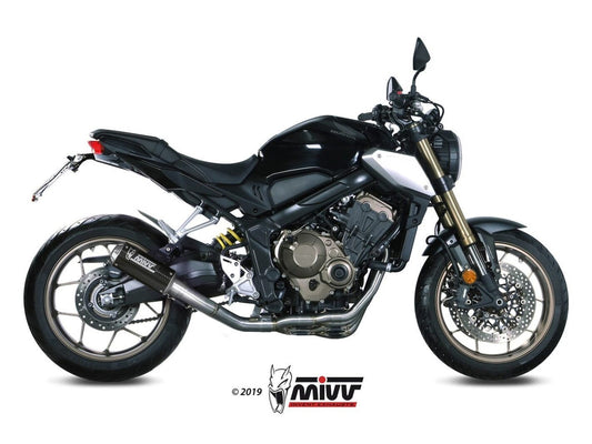 MIVV H.072 HONDA CBR 650 R ( 2019 / 23 ) Full System Exhaust "MK3" (carbon; not approved) – Accessories in the 2WheelsHero Motorcycle Aftermarket Accessories and Parts Online Shop