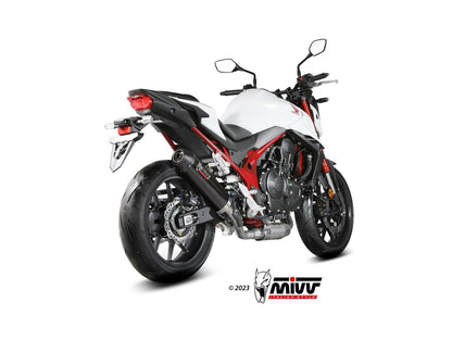 MIVV H.085 HONDA CB 750 Hornet ( 2023 + ) Slip On Exhaust "Oval" (carbon + cap; approved) – Accessories in the 2WheelsHero Motorcycle Aftermarket Accessories and Parts Online Shop