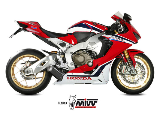 MIVV H.071 HONDA CBR 1000 RR ( 2017 - 19 ) Slip On Low Exhaust "MK3" (carbon; not approved) – Accessories in the 2WheelsHero Motorcycle Aftermarket Accessories and Parts Online Shop