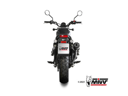 MIVV H.090 Honda CL 500 ( 2023+ ) Slip-on Exhaust "HR-1" (black + long carbon cap back; approved) – Accessories in the 2WheelsHero Motorcycle Aftermarket Accessories and Parts Online Shop