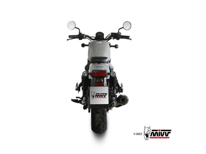 MIVV H.091 Honda CMX 500 REBEL ( 2022+ ) Slip-on Exhaust "HR-1" (black +long carbon cap back; approved) – Accessories in the 2WheelsHero Motorcycle Aftermarket Accessories and Parts Online Shop
