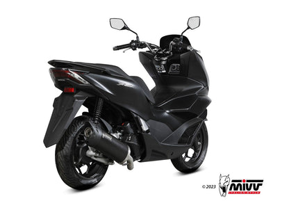 MIVV MV.HO.0006 HONDA PCX 125 ( 2021+ ) Full System Exhaust "Mover" (black; approved) – Accessories in the 2WheelsHero Motorcycle Aftermarket Accessories and Parts Online Shop