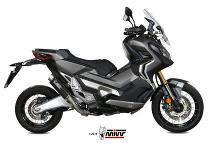 MIVV H.066 HONDA X-ADV 750 ( 2017+ ) Slip On Exhaust "GP PRO" (carbon; approved) – Accessories in the 2WheelsHero Motorcycle Aftermarket Accessories and Parts Online Shop