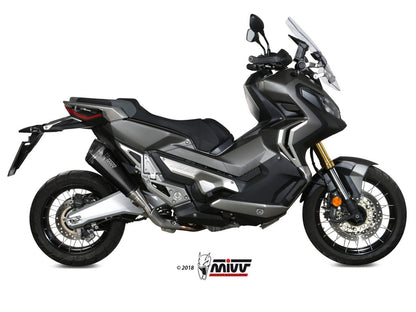 MIVV H.066 HONDA X-ADV 750 ( 2017+ ) Slip On Exhaust "Delta Race" (black; approved) – Accessories in the 2WheelsHero Motorcycle Aftermarket Accessories and Parts Online Shop