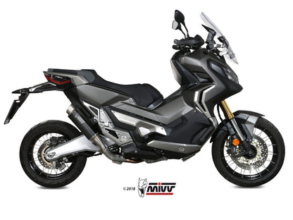 MIVV H.066 HONDA X-ADV 750 ( 2017+ ) Slip On Exhaust "GP PRO" (black; approved) – Accessories in the 2WheelsHero Motorcycle Aftermarket Accessories and Parts Online Shop