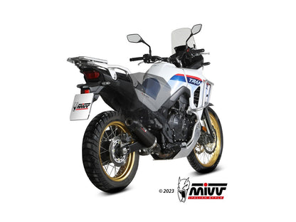 MIVV H.086 HONDA XL 750 Transalp ( 2023+ ) Slip On Exhaust "Oval" (black + carbon cap; approved) – Accessories in the 2WheelsHero Motorcycle Aftermarket Accessories and Parts Online Shop