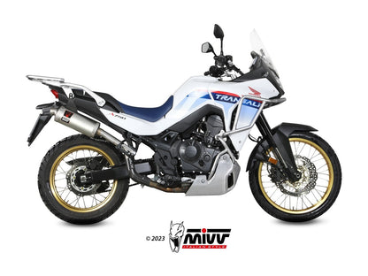 MIVV H.087 HONDA XL 750 Transalp ( 2023+ ) Slip On High Exhaust "Dakar" (stainless steel; approved) – Accessories in the 2WheelsHero Motorcycle Aftermarket Accessories and Parts Online Shop