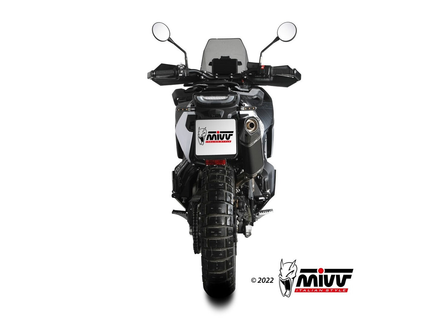 MIVV HU.002 HUSQVARNA NORDEN 901 ( 2022+ ) Slip on Exhaust "Speed Edge" (black; approved) – Accessories in the 2WheelsHero Motorcycle Aftermarket Accessories and Parts Online Shop