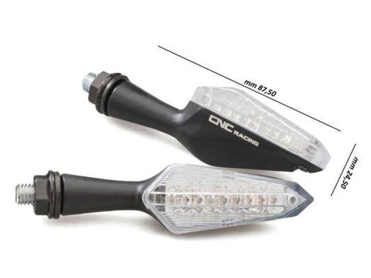 ID015 - CNC RACING Universal LED Turn Indicators "Jet" (approved) – Accessories in the Motoraider Motorcycle Aftermarket Accessories and Parts Online Shop