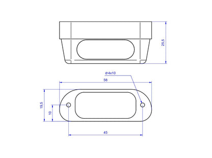ID025 - CNC RACING LED License Plate Light "Pro" (approved) – Accessories in the Motoraider Motorcycle Aftermarket Accessories and Parts Online Shop