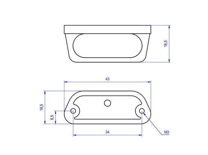 ID026 - CNC RACING Universal LED License Plate Light Mini (approved) – Accessories in the Motoraider Motorcycle Aftermarket Accessories and Parts Online Shop