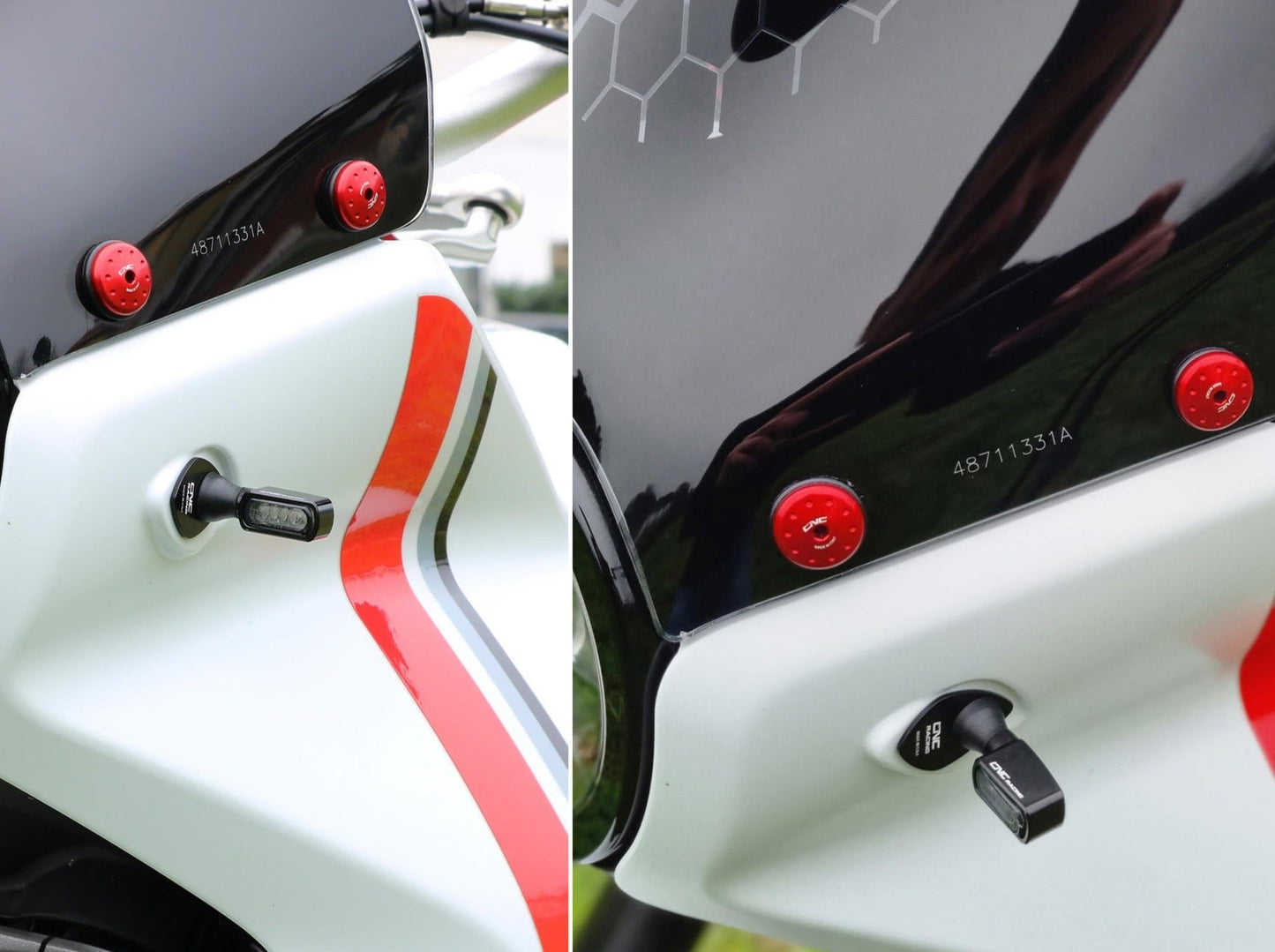 IDA05 - CNC RACING Ducati DesertX / Panigale Turn Indicator Mounting Adapters – Accessories in the Motoraider Motorcycle Aftermarket Accessories and Parts Online Shop