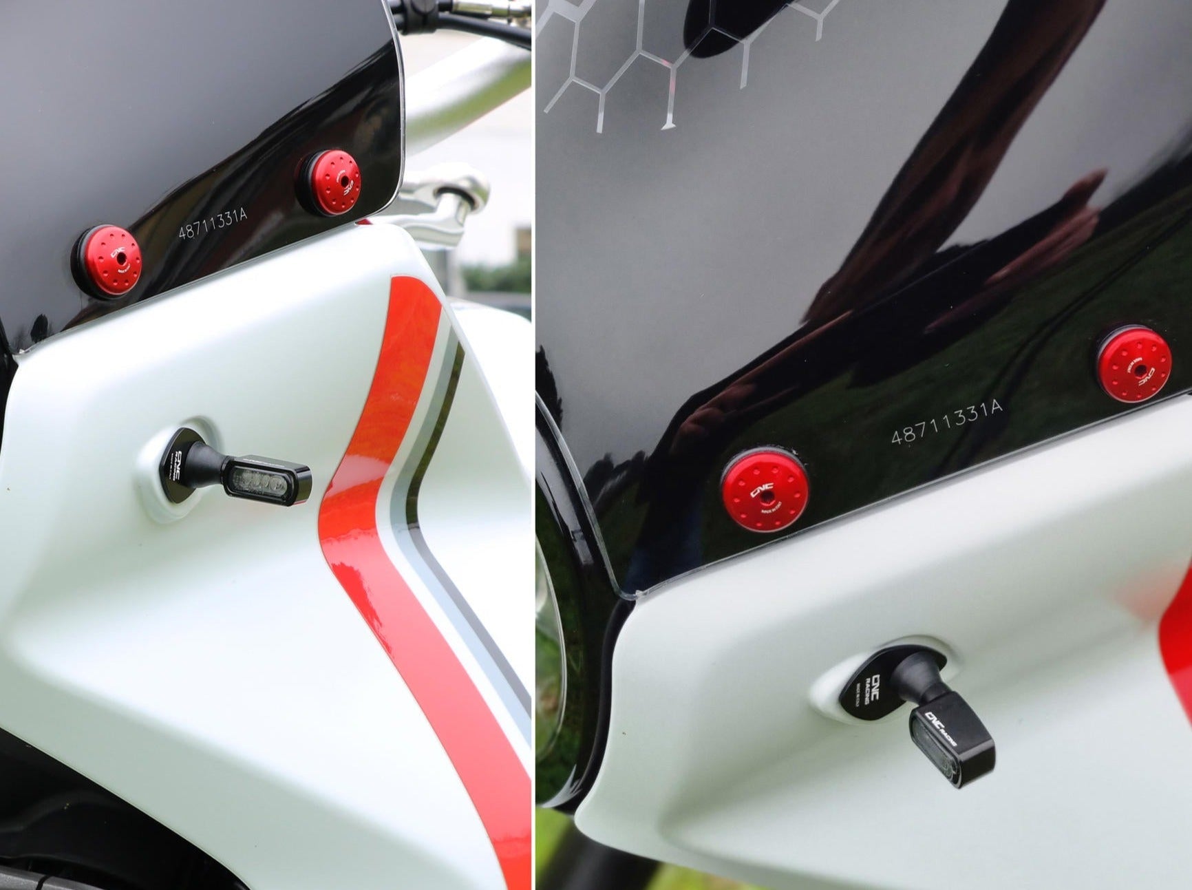 IDA05 - CNC RACING Ducati DesertX / Panigale Turn Indicator Mounting Adapters – Accessories in the Motoraider Motorcycle Aftermarket Accessories and Parts Online Shop