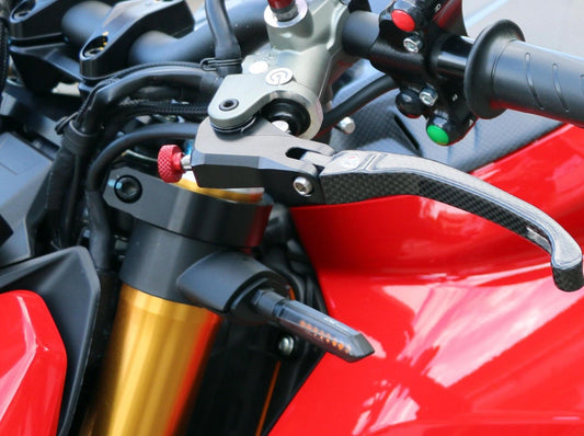 IDA51 - CNC RACING Ducati Front Turn Indicator Mounting Adapters – Accessories in the Motoraider Motorcycle Aftermarket Accessories and Parts Online Shop