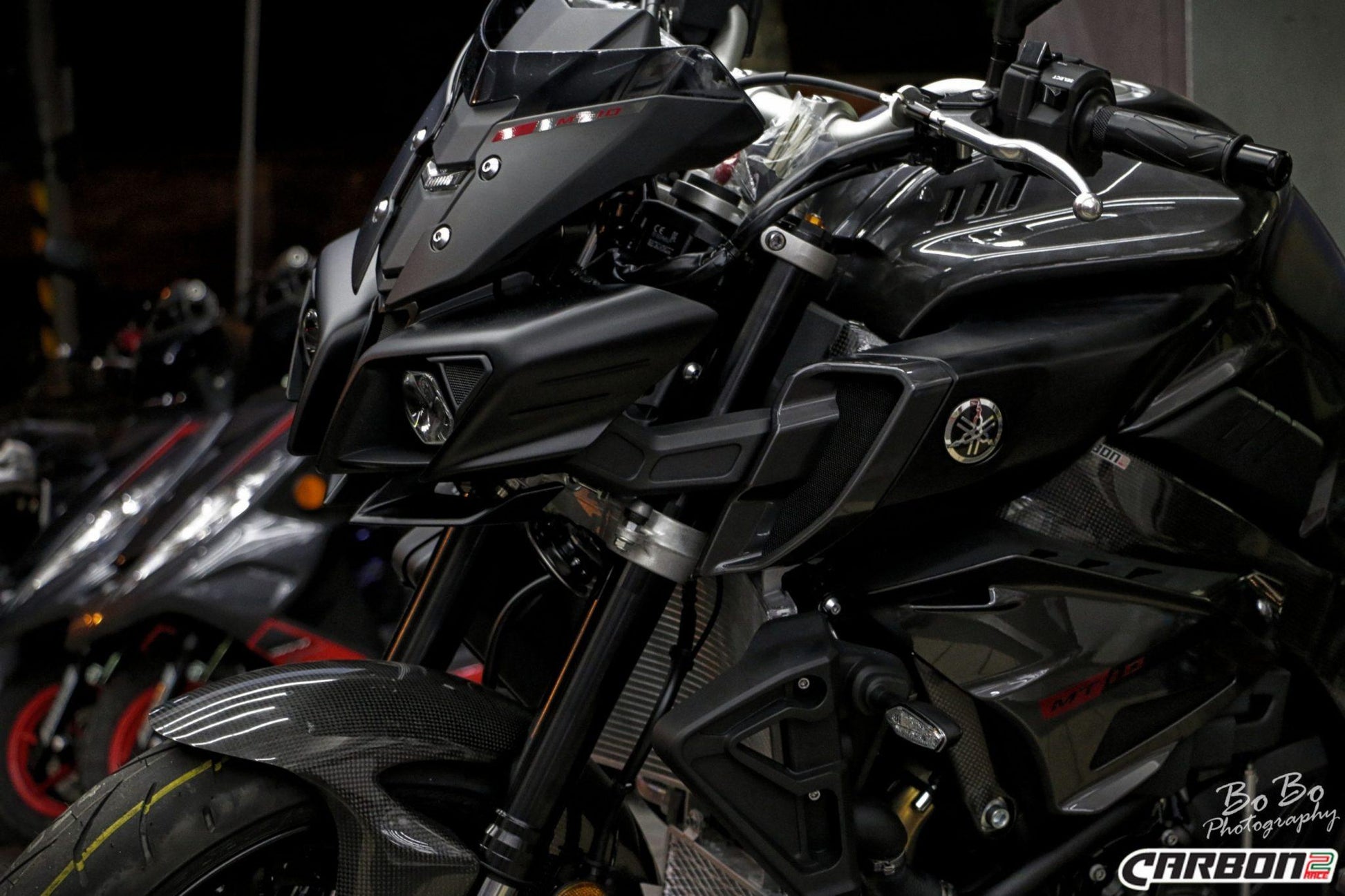 CARBON2RACE Yamaha MT-10 (2016+) Carbon Front Fender – Accessories in the 2WheelsHero Motorcycle Aftermarket Accessories and Parts Online Shop