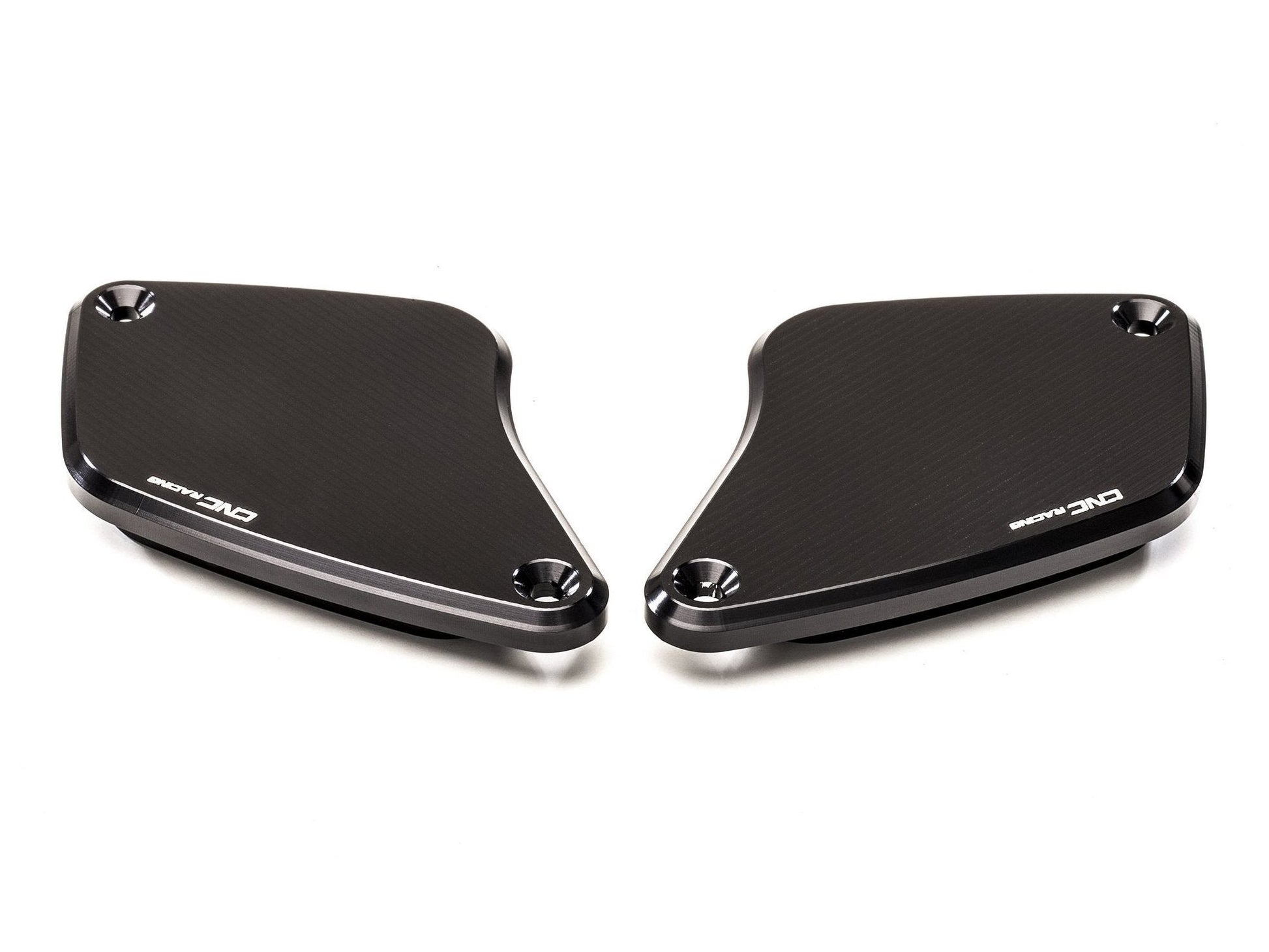 KT850 - CNC RACING Ducati Diavel / XDiavel Front Brake & Clutch Fluid Tank Caps "Streaks" – Accessories in the Motoraider Motorcycle Aftermarket Accessories and Parts Online Shop