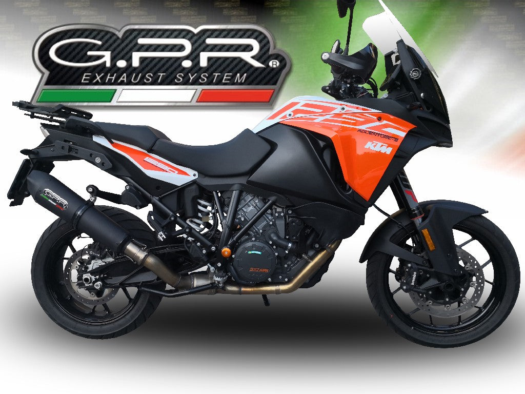GPR KTM 1090 Adventure Slip-on Exhaust "GPE Anniversary Black Titanium" (EU homologated) – Accessories in the 2WheelsHero Motorcycle Aftermarket Accessories and Parts Online Shop