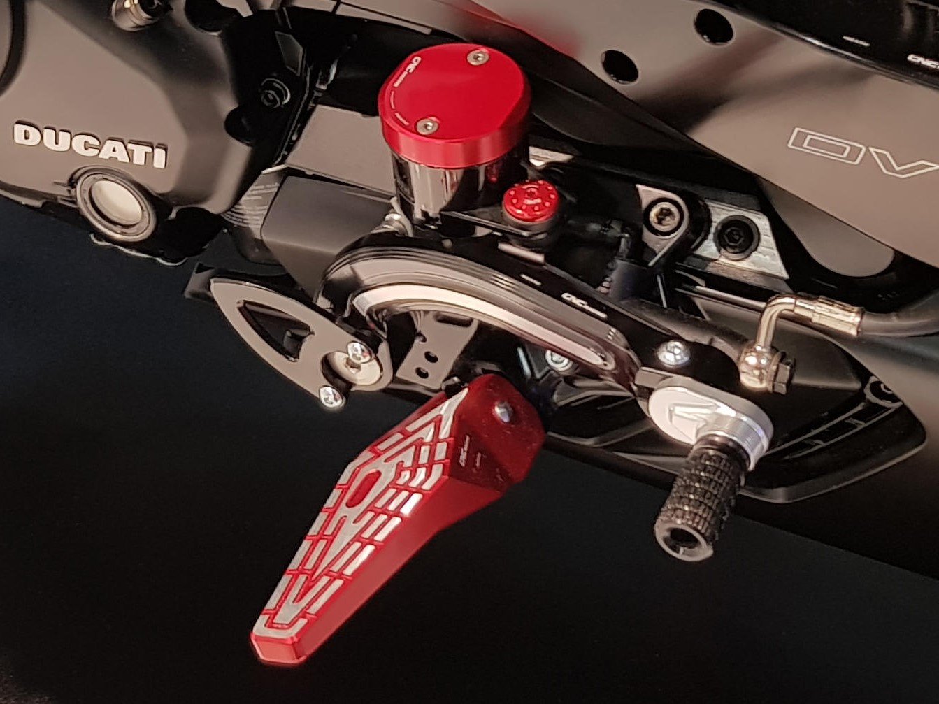 KV328 - CNC RACING Ducati XDiavel Rear Brake Fluid Tank Screw – Accessories in the Motoraider Motorcycle Aftermarket Accessories and Parts Online Shop