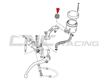 KV328 - CNC RACING Ducati / MV Agusta Front Fluid Tank Screw – Accessories in the Motoraider Motorcycle Aftermarket Accessories and Parts Online Shop