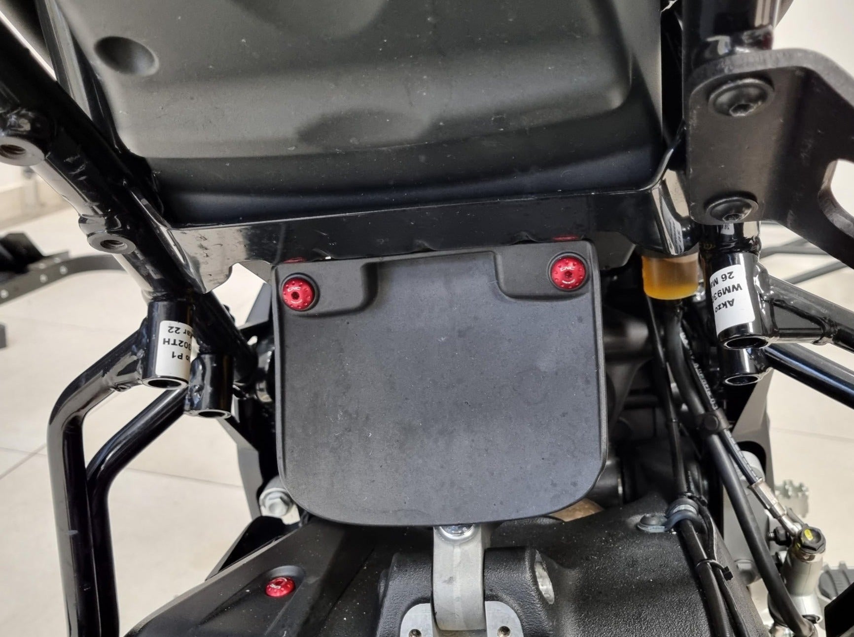 KV343 - CNC RACING Ducati DesertX (2022+) Shock Absorber Mud Guard Screws – Accessories in the Motoraider Motorcycle Aftermarket Accessories and Parts Online Shop