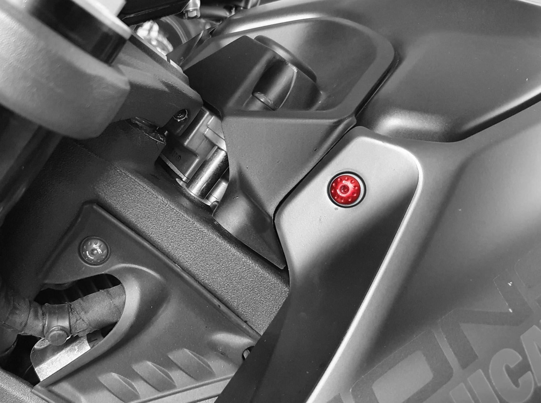 KV343 - CNC RACING Ducati Monster 950 (2021+) Fuel Tank Panels Screws – Accessories in the Motoraider Motorcycle Aftermarket Accessories and Parts Online Shop