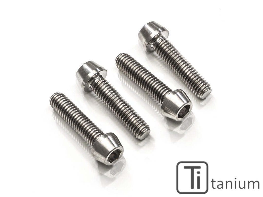 KV381X - CNC RACING Ducati Titanium Front Axle Clamp Screws (M6x30) – Accessories in the Motoraider Motorcycle Aftermarket Accessories and Parts Online Shop