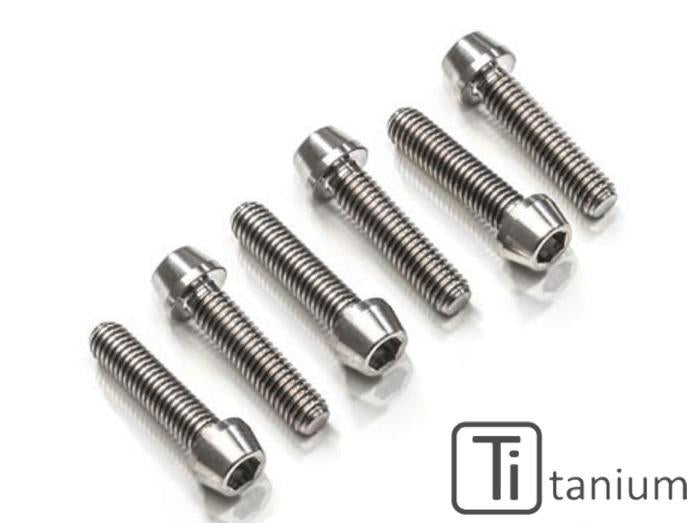 KV390X - CNC RACING Ducati Panigale Titanium Triple Clamps Bottom Bolts (M6x20) – Accessories in the Motoraider Motorcycle Aftermarket Accessories and Parts Online Shop