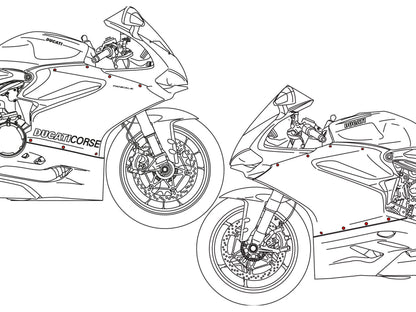 KV399 - CNC RACING Ducati Panigale Fairing Screws – Accessories in the Motoraider Motorcycle Aftermarket Accessories and Parts Online Shop